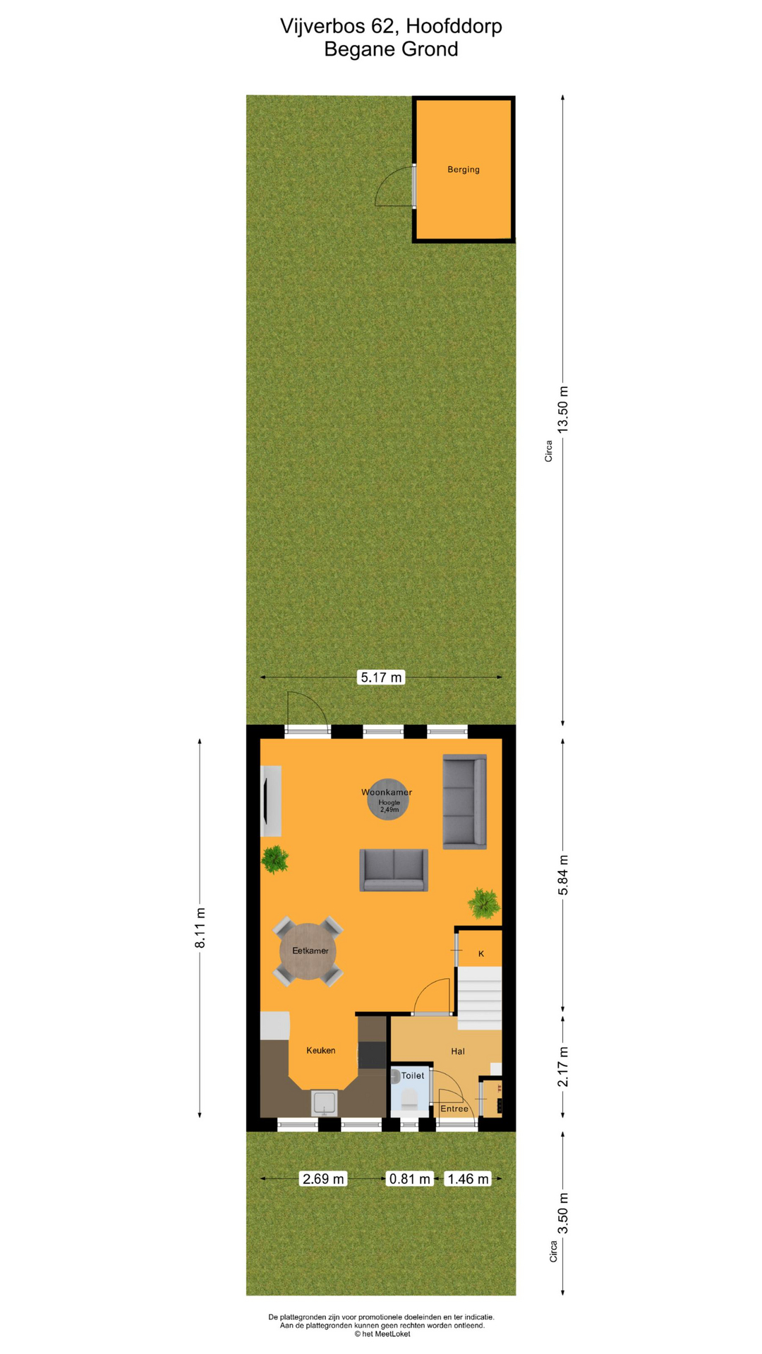 Vijverbos 62 , 2134 GT Hoofddorp map